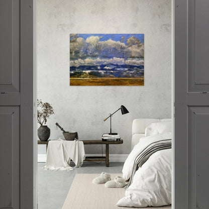 Over the Great Divide - Childe Hassam Brushed Aluminum Print - 70x100 cm / 28x40 inches | Childe Hassam Aluminum Print | Childe Hassam Prints