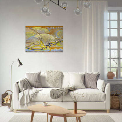 Abstraction 30 - 1955 - Lawren Harris Brushed Aluminum Print - 70x100 cm / 28x40 inches | Lawren Harris Aluminum Print | Lawren Harris Prints
