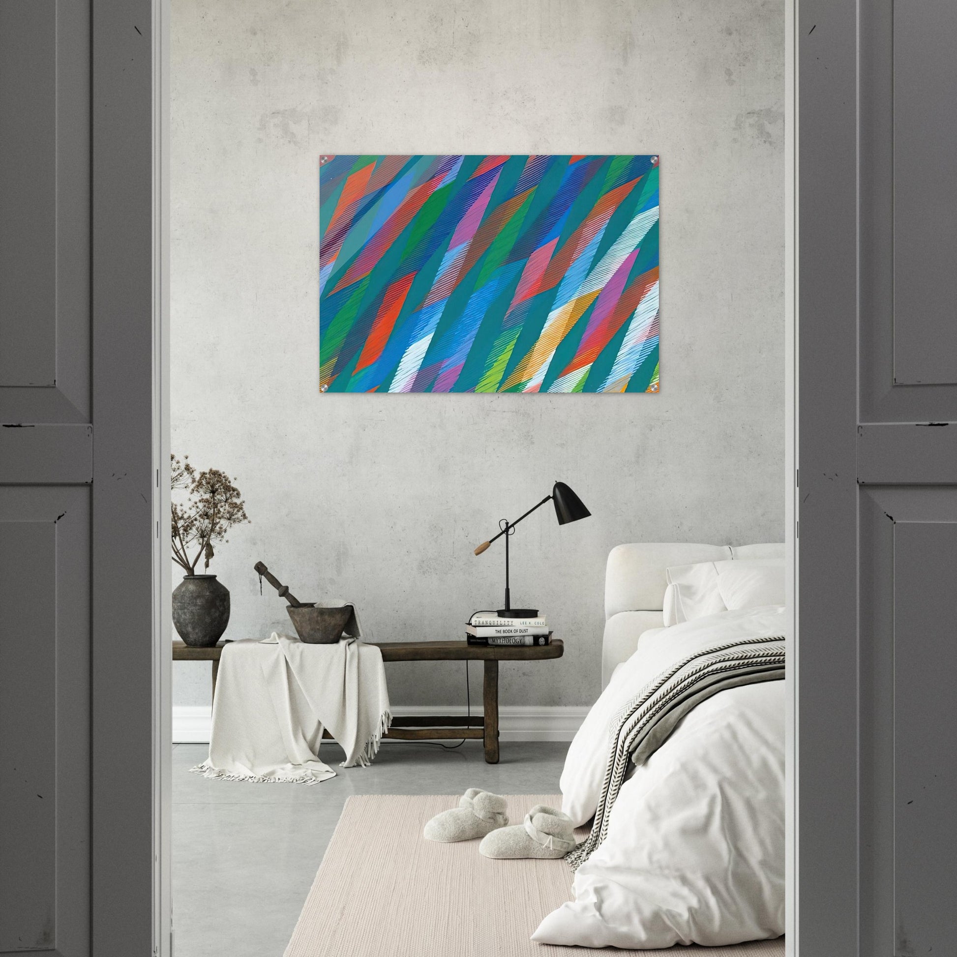 Irish - 1998 - Piero Dorazio Acrylic Print - 70x100 cm / 28x40″ inches