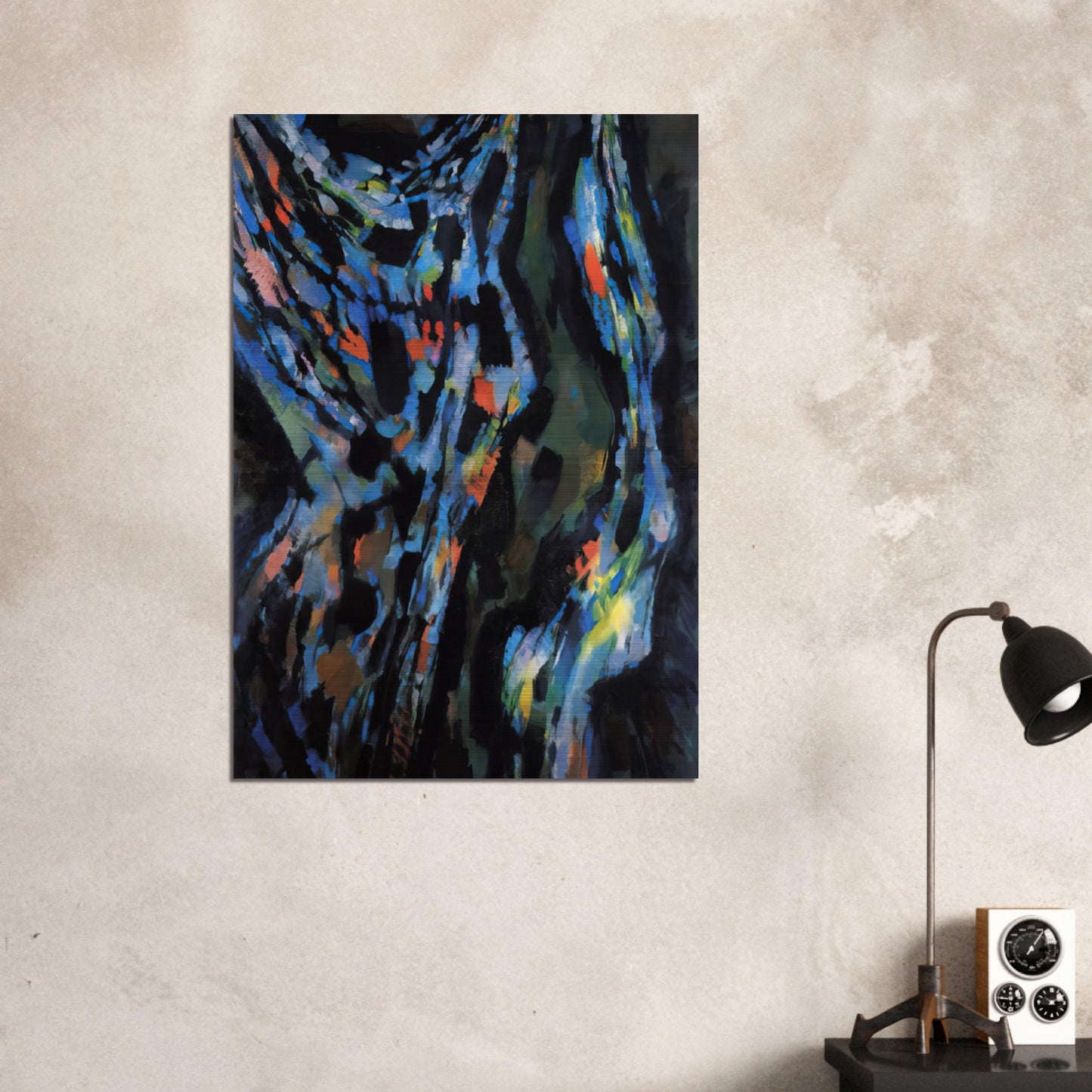 Les Ténèbres - 1962 - Alfred Manessier Brushed Aluminum Print - 70x100 cm / 28x40 inches | Alfred Manessier Aluminum Print | Alfred Manessier Prints