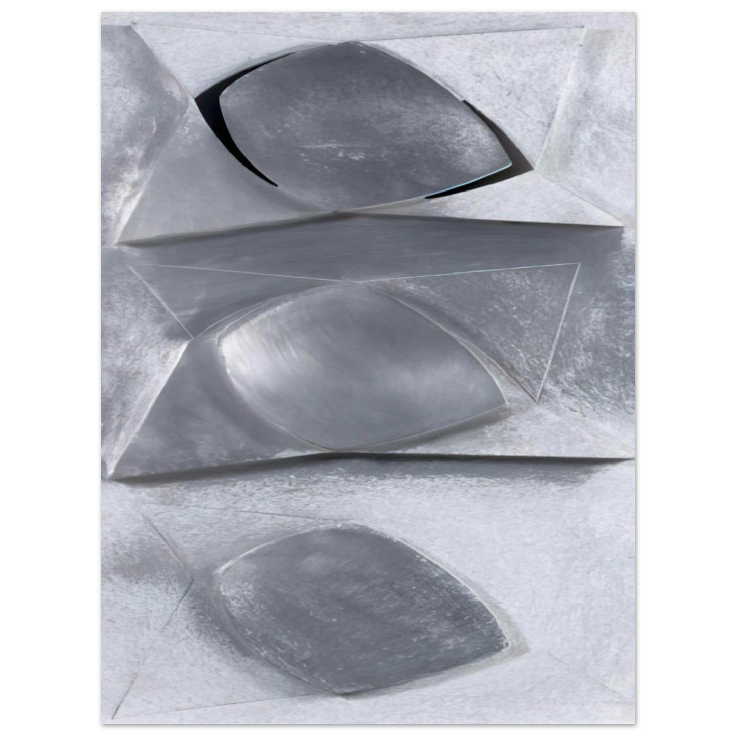Gyula Kosice - Composition-Relief - Concretism  75x100 cm / 30x40inches Fine Art Poster