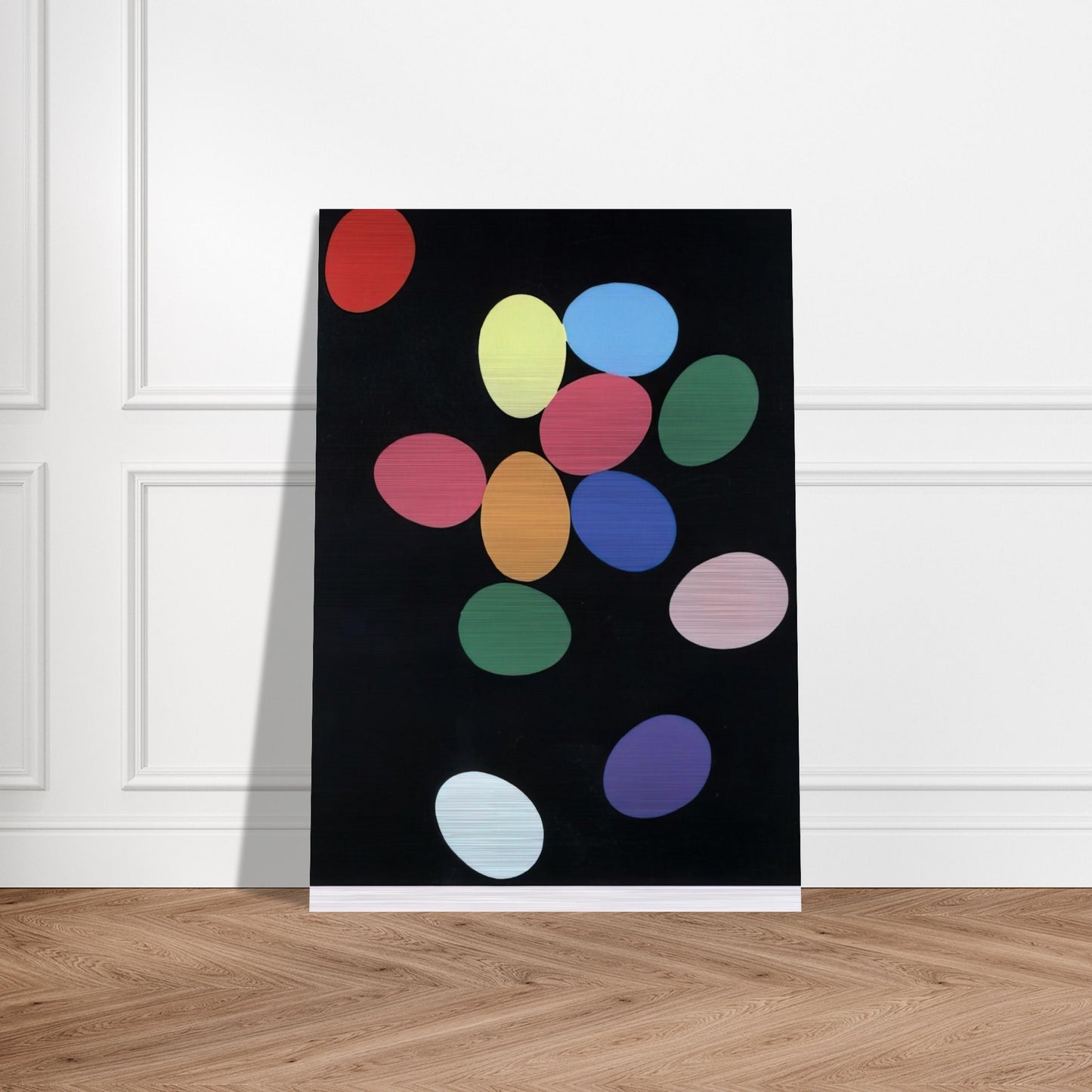 Eggs - Andy Warhol Brushed Aluminum Print - 70x100 cm / 28x40 inches | Andy Warhol Aluminum Print | Andy Warhol Prints