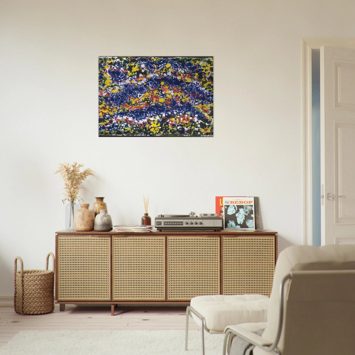 Bird in the Spring - 1992 - Richard Pousette-Dart Brushed Aluminum Print - 70x100 cm / 28x40 inches | Richard Pousette-Dart Aluminum Print | Richard Pousette-Dart Prints