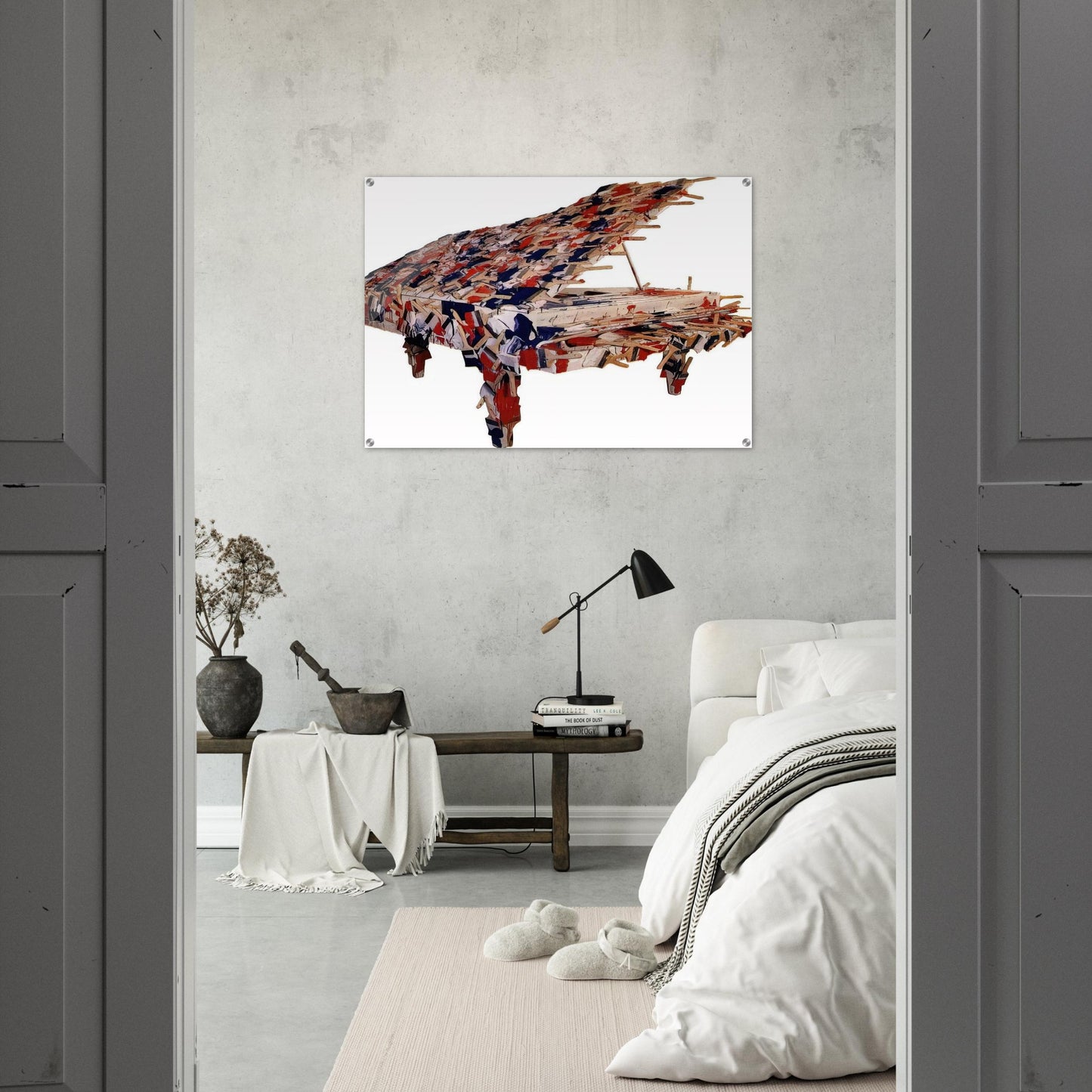 La Marseillaise - 1989 - Arman Acrylic Print - 70x100 cm / 28x40″ inches | Arman Wall Art | Arman Prints
