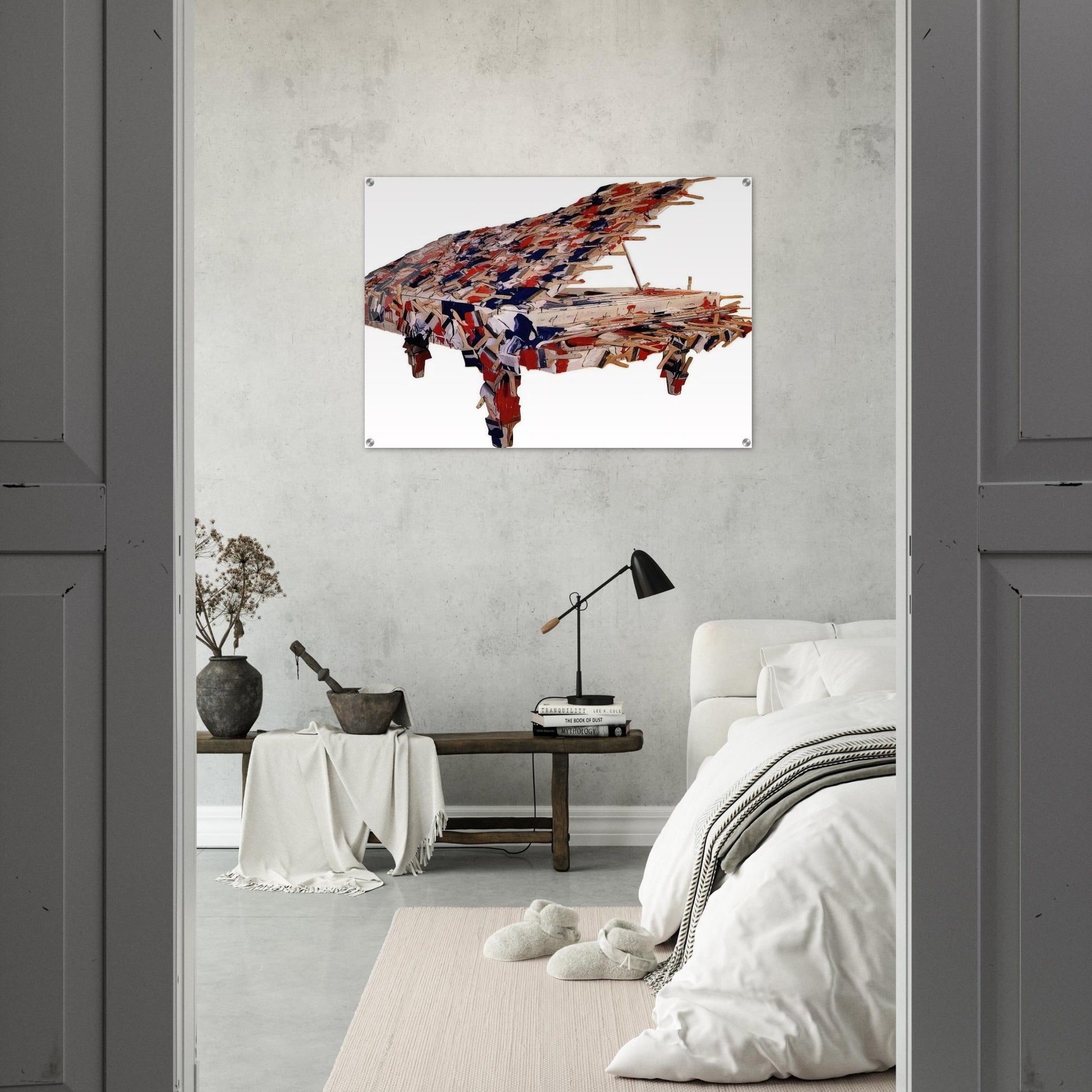 La Marseillaise - 1989 - Arman Acrylic Print - 70x100 cm / 28x40″ inches | Arman Wall Art | Arman Prints