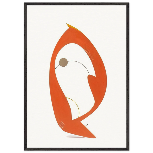 Composition - 1948 N2 - Gyula Kosice 70x100 cm / 28x40 inches Framed Art Print – Black Wooden Frame