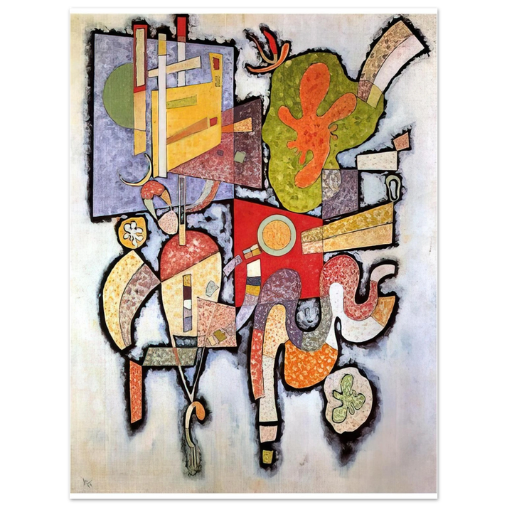 Wassily Kandinsky - COMPLEX SIMPLE 1939  75x100 cm / 30x40inches Fine Art Poster