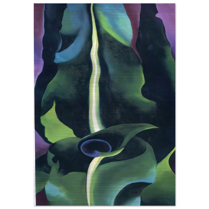 Corn, Dark I - Georgia O'Keeffe Brushed Aluminum Print - 70x100 cm / 28x40 inches | Georgia O'Keeffe Aluminum Print | Georgia O'Keeffe Prints