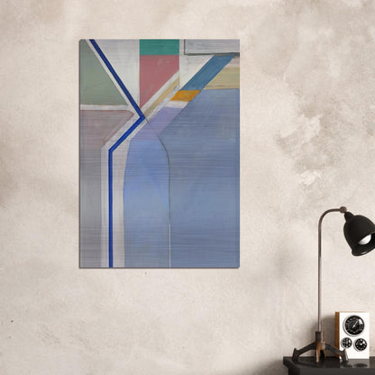 Ocean Park #24 - Richard Diebenkorn Brushed Aluminum Print - 70x100 cm / 28x40 inches | Richard Diebenkorn Aluminum Print | Richard Diebenkorn Prints