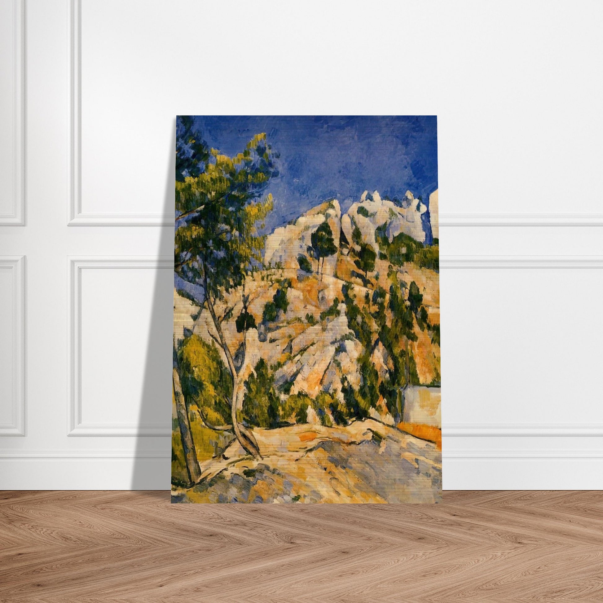 Bottom of the Ravine - Paul Cézanne Brushed Aluminum Print - 70x100 cm / 28x40 inches | Paul Cézanne Aluminum Print | Paul Cézanne Prints
