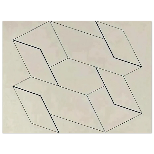 Josef Albers - STRUCTURAL CONSTELLATION 1955 0  75x100 cm / 30x40inches Fine Art Poster
