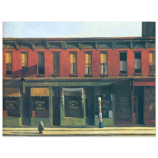 Edward Hopper - Early Sunday Morning Fine Art Poster