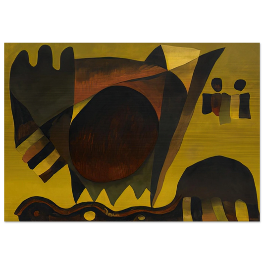 Indian Summer - 1941 - Arthur Dove Brushed Aluminum Print - 70x100 cm / 28x40 inches | Arthur Dove Aluminum Print | Arthur Dove Prints
