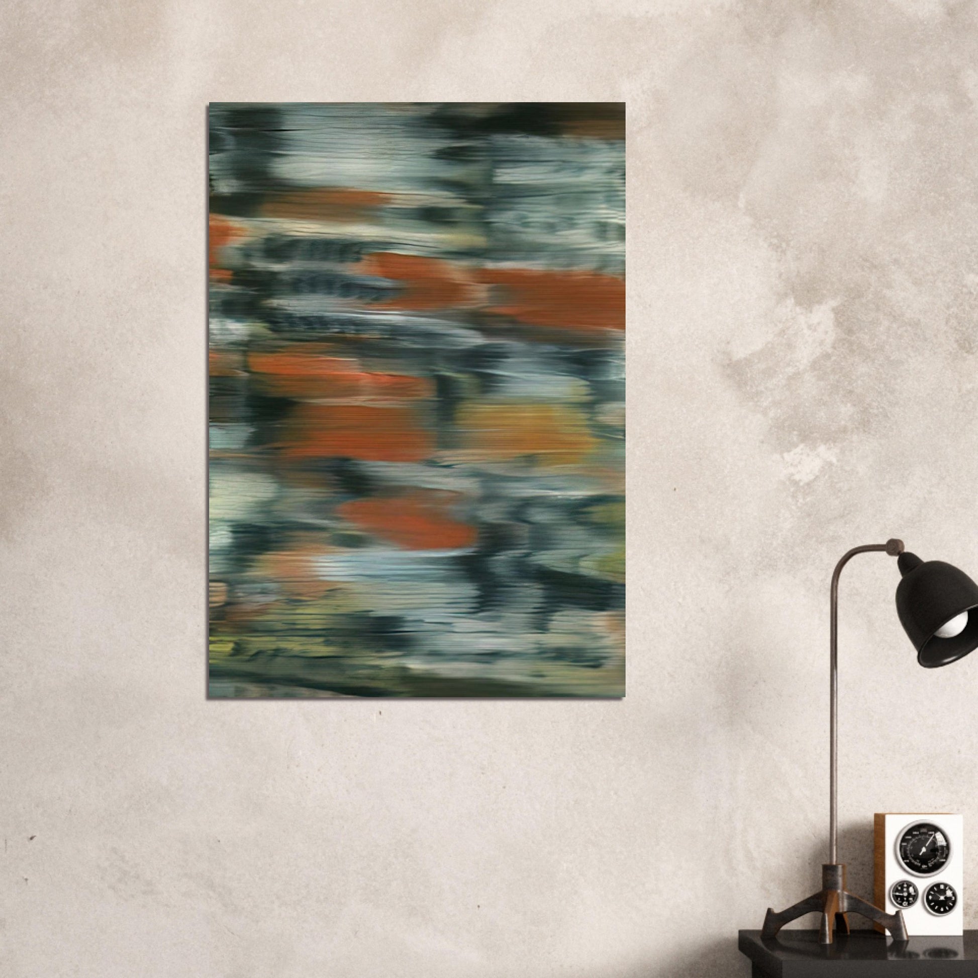 TOWNSCAPE PX 1968 - Gerhard Richter Brushed Aluminum Print - 70x100 cm / 28x40 inches | Gerhard Richter Aluminum Print | Gerhard Richter Prints