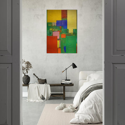 Equipoise - Hans Hofmann Brushed Aluminum Print - 70x100 cm / 28x40 inches | Hans Hofmann Aluminum Print | Hans Hofmann Prints