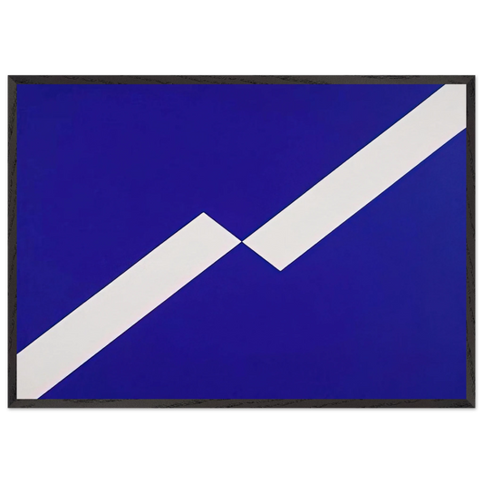 Encounter - 2009 - Carmen Herrera 70x100 cm / 28x40 inches Framed Art Print – Black Wooden Frame