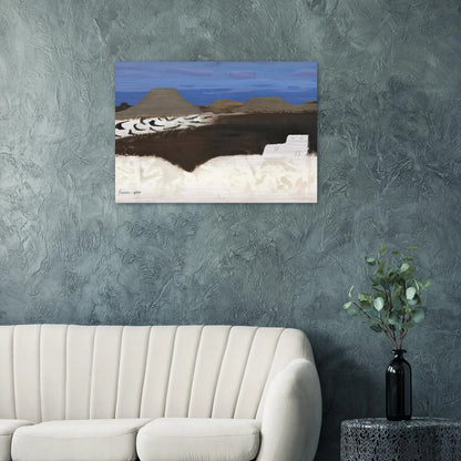 Lanzarote - 1977 - Mary Fedden Brushed Aluminum Print - 70x100 cm / 28x40 inches | Mary Fedden Aluminum Print | Mary Fedden Prints