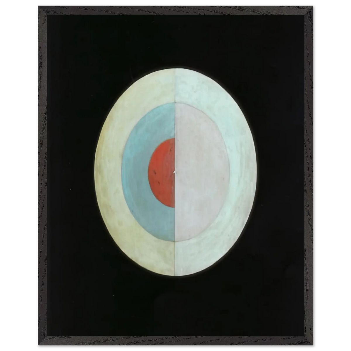 Hilma af Klint - THE SWAN NO 16 1915 Wall art - 50x70 cm / 20x28 Inches - Premium Wooden Framed Poster With Fine Art Paper - Wood frame