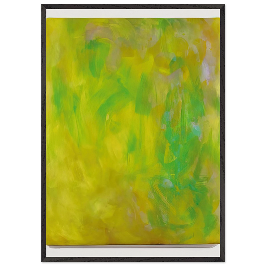 UNTITLED 1983 - Gotthard Graubner 70x100 cm / 28x40 inches Framed Art Print – Black Wooden Frame