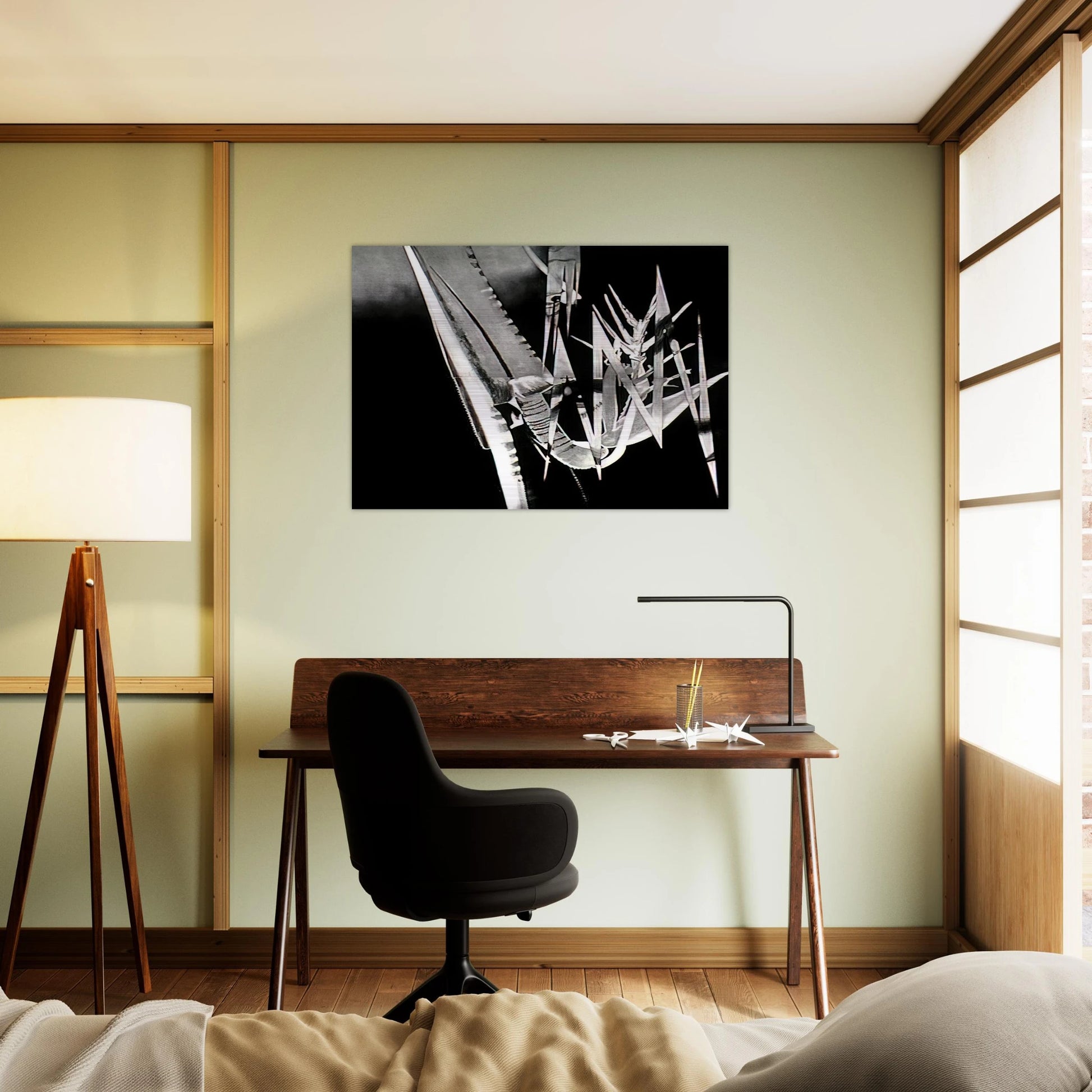 The Prickly Dark - James Rosenquist Brushed Aluminum Print - 70x100 cm / 28x40 inches | James Rosenquist Aluminum Print | James Rosenquist Prints