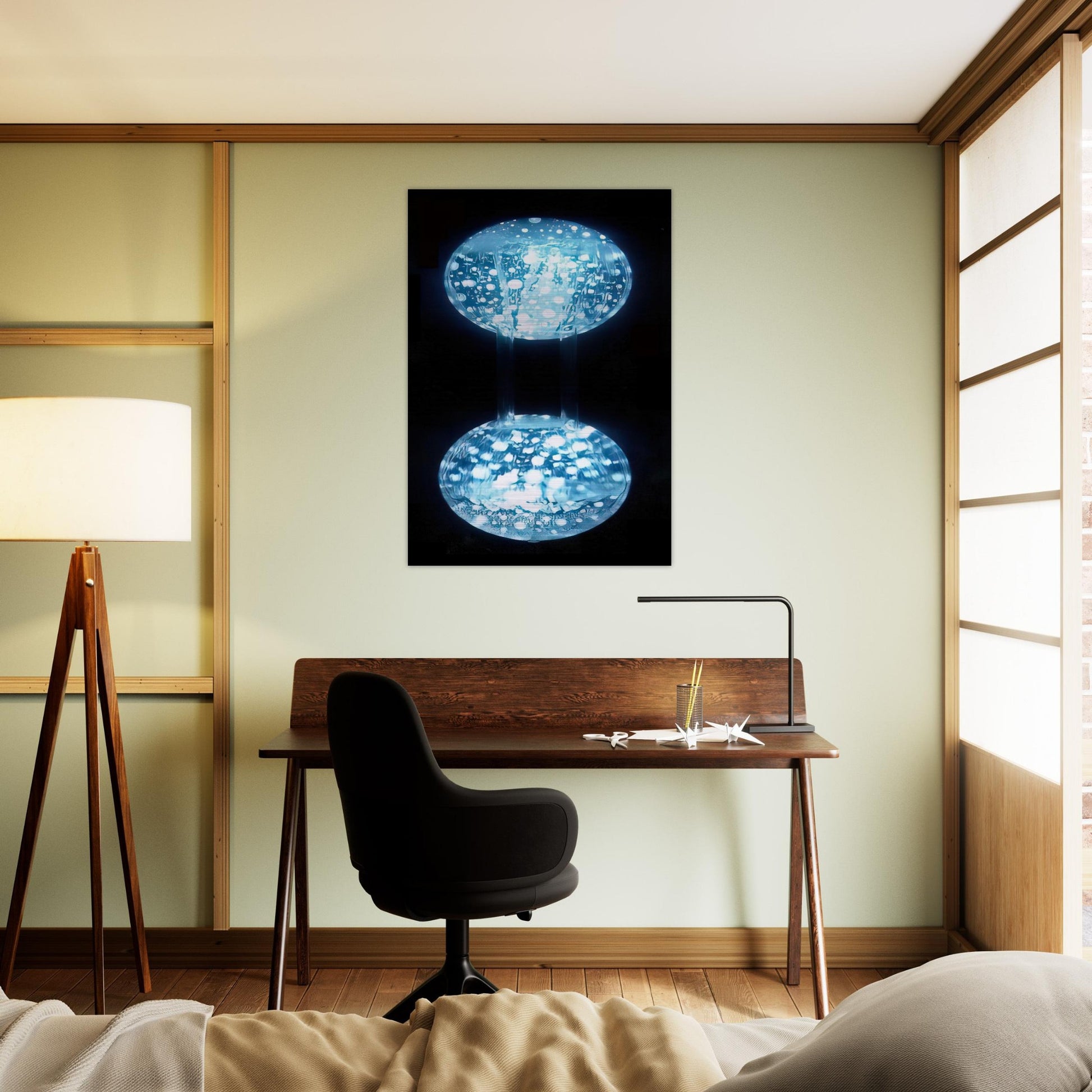 Relieve Agua Comunicante - Kinetic Art - Gyula Kosice Brushed Aluminum Print - 70x100 cm / 28x40 inches | Gyula Kosice Aluminum Print | Gyula Kosice Prints