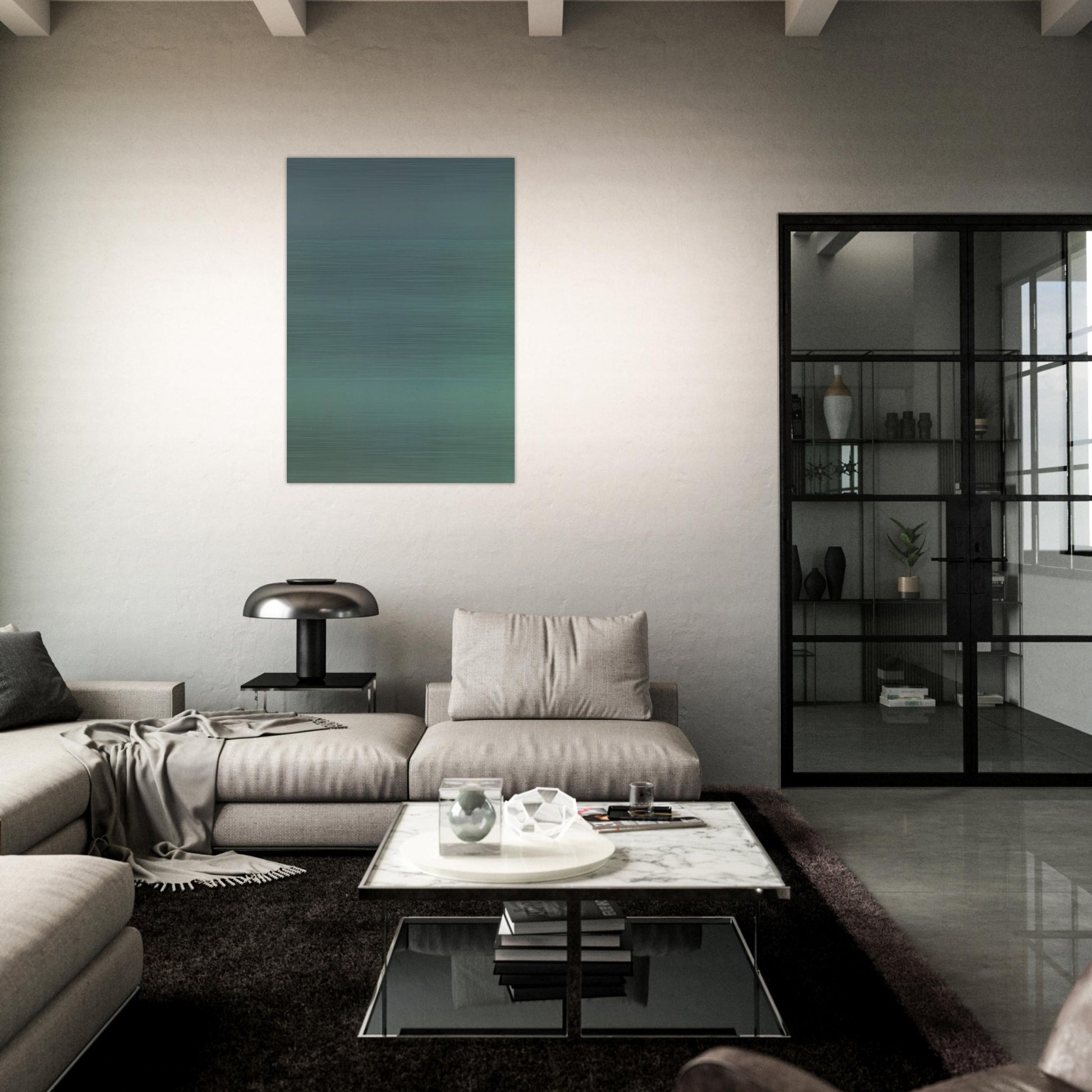 UNTITLED 1968 - BLINKY PALERMO Brushed Aluminum Print - 70x100 cm / 28x40 inches | BLINKY PALERMO Aluminum Print | BLINKY PALERMO Prints