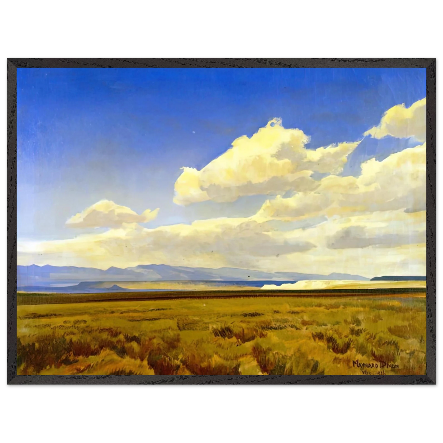 Maynard Dixon - WIND OF WYOMING 1936 Wall art - 30x45 cm / 12x18 inches - Fine Art Poster-canvas - -