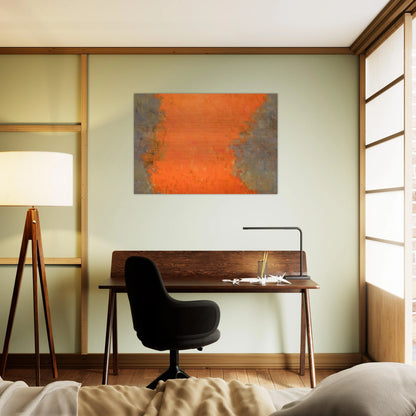Untitled - 1959 - Theodoros Stamos Brushed Aluminum Print - 70x100 cm / 28x40 inches | Theodoros Stamos Aluminum Print | Theodoros Stamos Prints