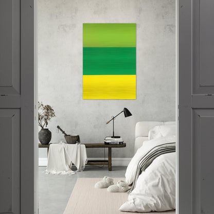 Train Landscape - Ellsworth Kelly Brushed Aluminum Print - 70x100 cm / 28x40 inches | Ellsworth Kelly Aluminum Print | Ellsworth Kelly Prints