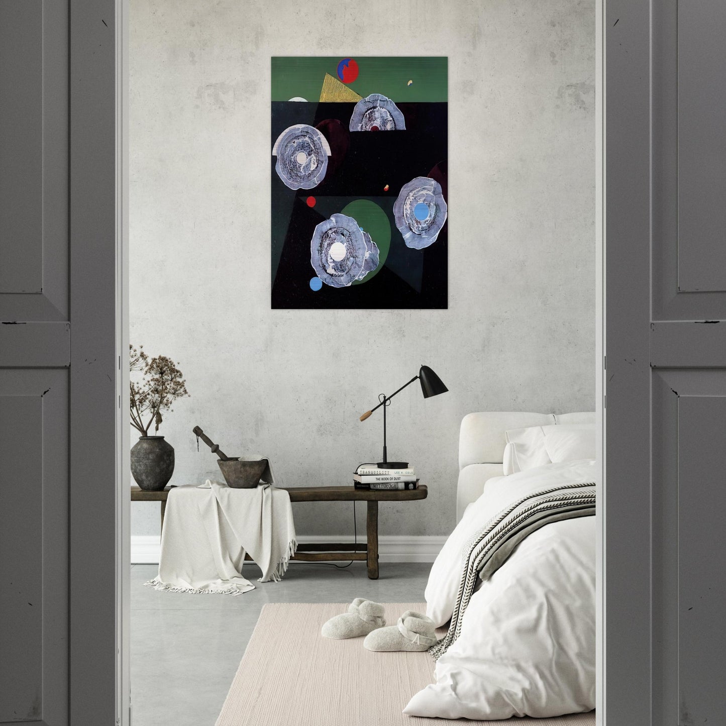 Scallops flower - Max Ernst Brushed Aluminum Print - 70x100 cm / 28x40 inches | Max Ernst Aluminum Print | Max Ernst Prints