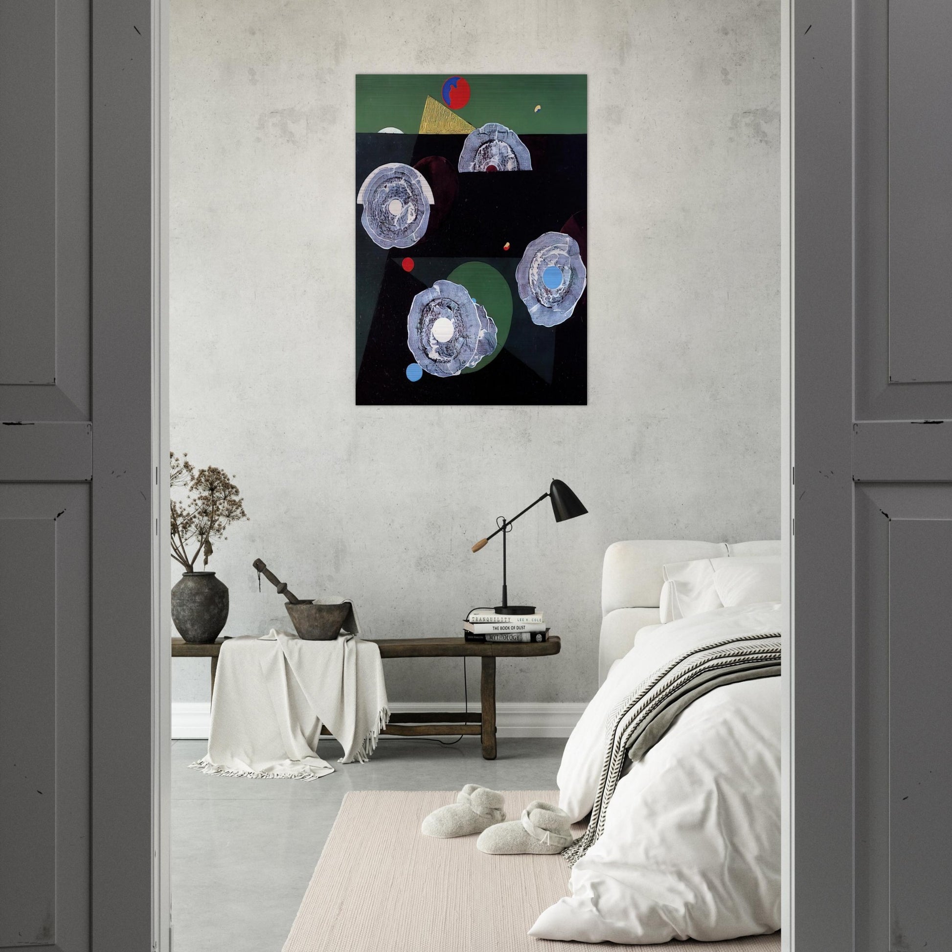 Scallops flower - Max Ernst Brushed Aluminum Print - 70x100 cm / 28x40 inches | Max Ernst Aluminum Print | Max Ernst Prints