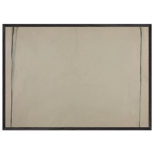 Drawing 24460 - 1960 - Bob Law 70x100 cm / 28x40 inches Framed Art Print – Black Wooden Frame