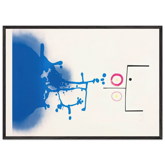 Sun and Sky - 1979 - Victor Pasmore 70x100 cm / 28x40 inches Framed Art Print – Black Wooden Frame