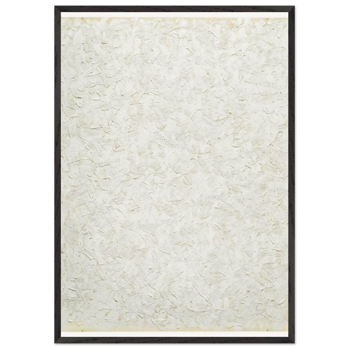 Rule - Robert Ryman 70x100 cm / 28x40 inches Framed Art Print – Black Wooden Frame