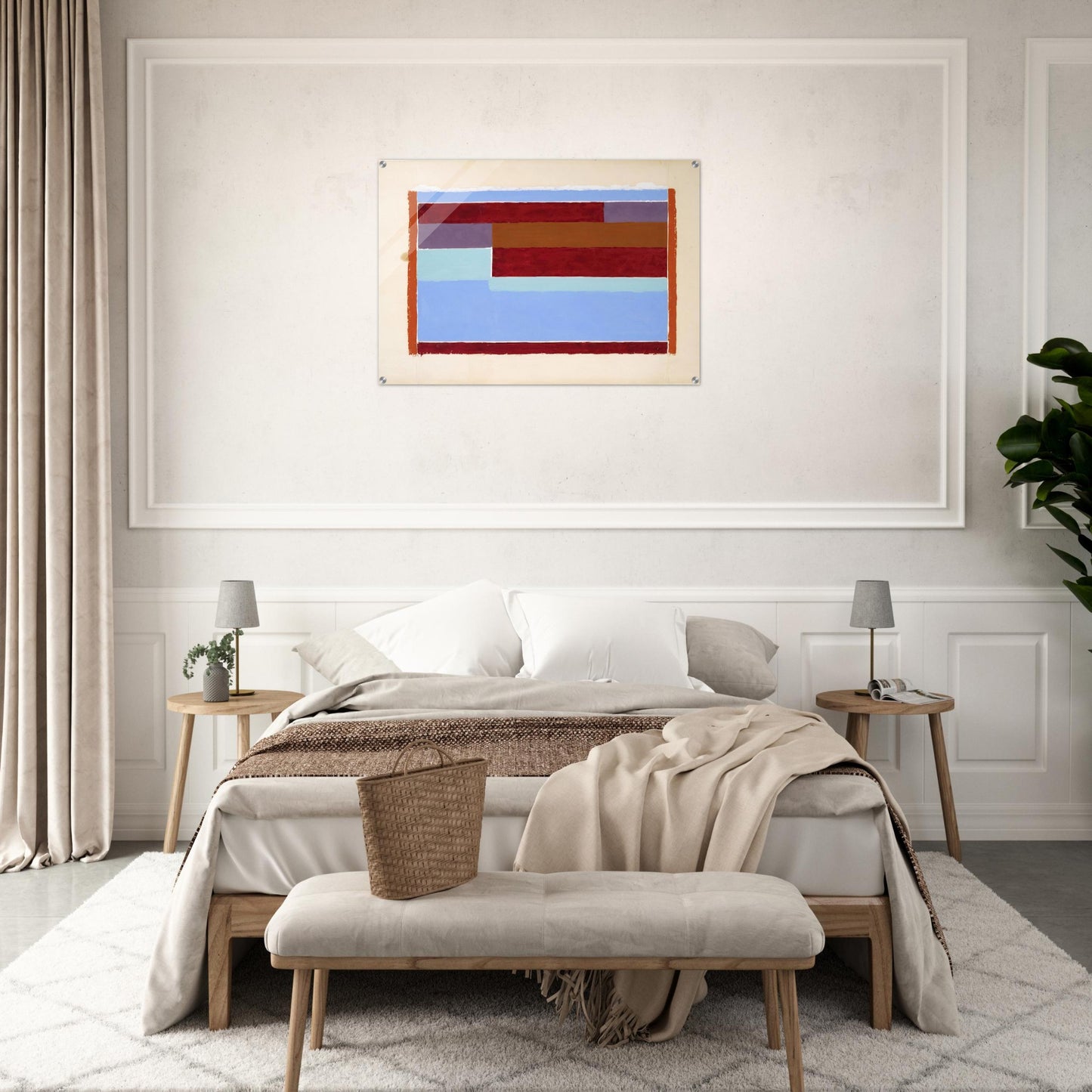 UNTITLED ABSTRACTION VIII 1937 - Josef Albers Acrylic Print - 70x100 cm / 28x40″ inches