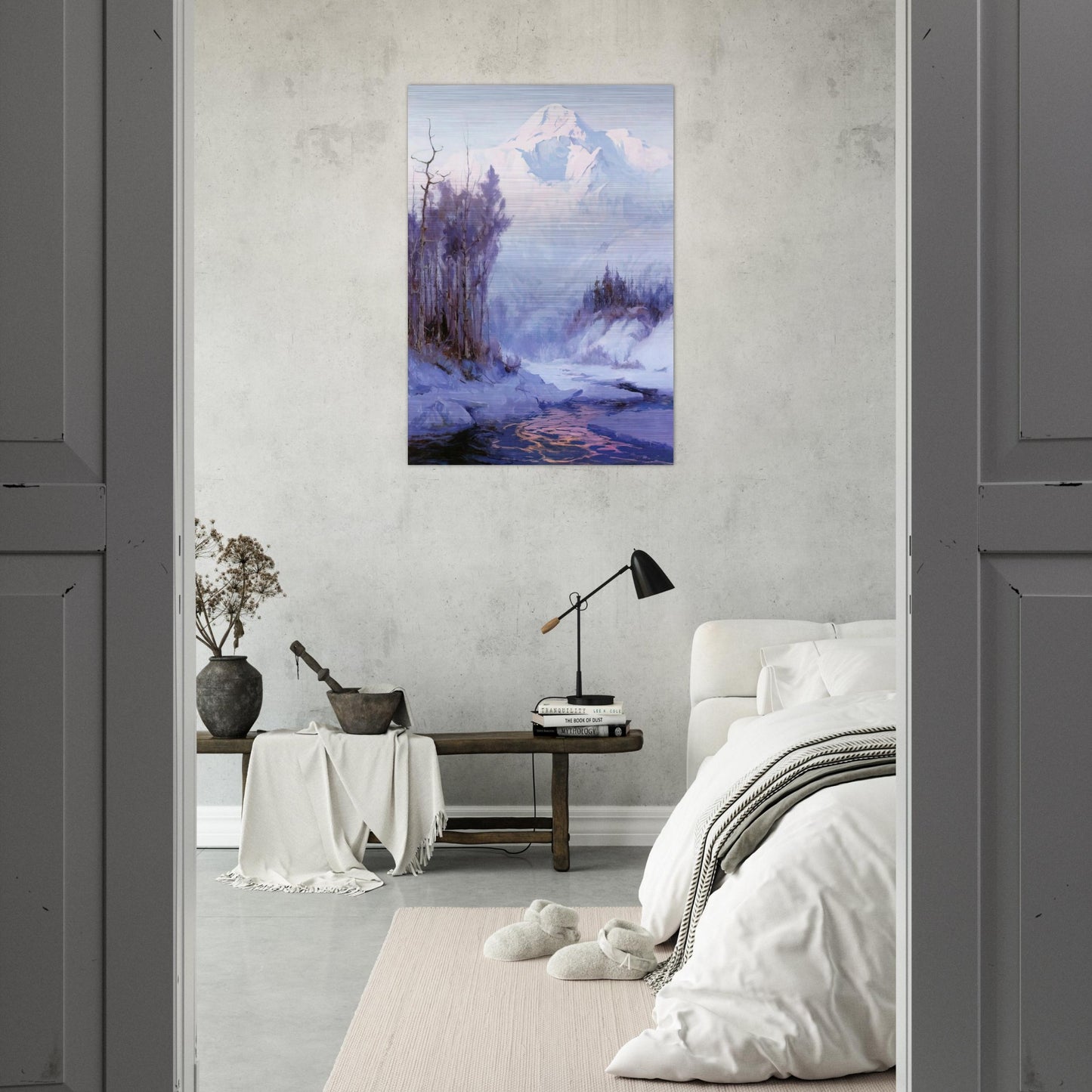 The Breakup - Romanticism - Sydney Laurence Brushed Aluminum Print - 70x100 cm / 28x40 inches | Sydney Laurence Aluminum Print | Sydney Laurence Prints