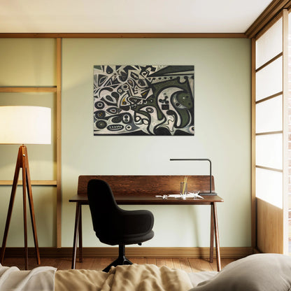 River Metamorphosis - Richard Pousette-Dart Brushed Aluminum Print - 70x100 cm / 28x40 inches | Richard Pousette-Dart Aluminum Print | Richard Pousette-Dart Prints