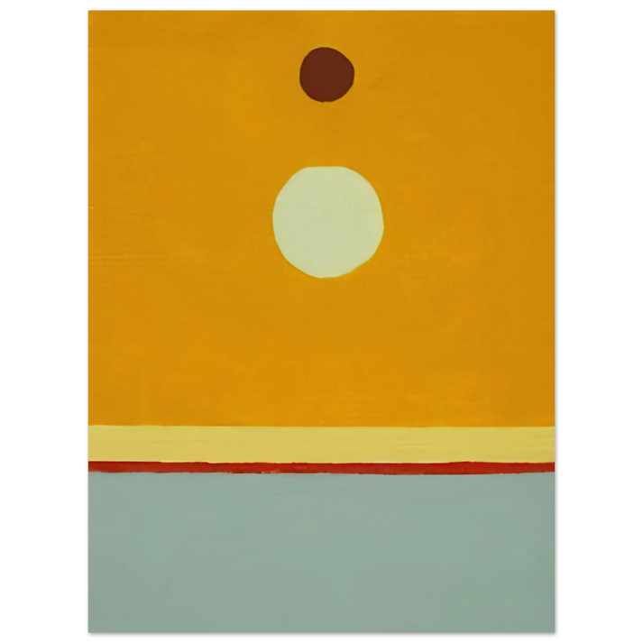 Etel Adnan - Untitled - 2014  75x100 cm / 30x40inches Fine Art Poster