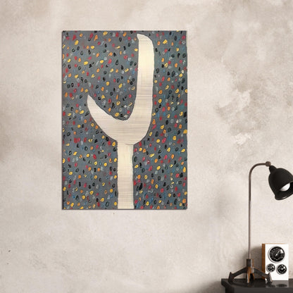 Tab Tied to the Moon Film - 1957 - Forrest Bess Brushed Aluminum Print - 70x100 cm / 28x40 inches | Forrest Bess Aluminum Print | Forrest Bess Prints
