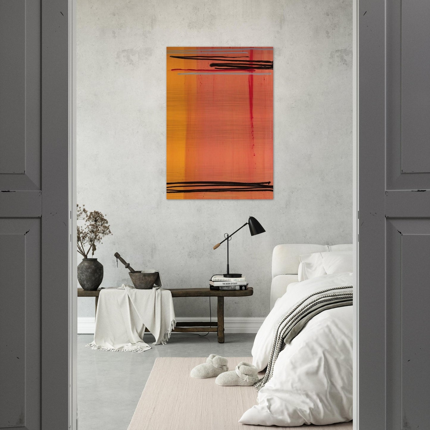 Caxambus - Color Field Painting - Larry Zox Brushed Aluminum Print - 70x100 cm / 28x40 inches | Larry Zox Aluminum Print | Larry Zox Prints
