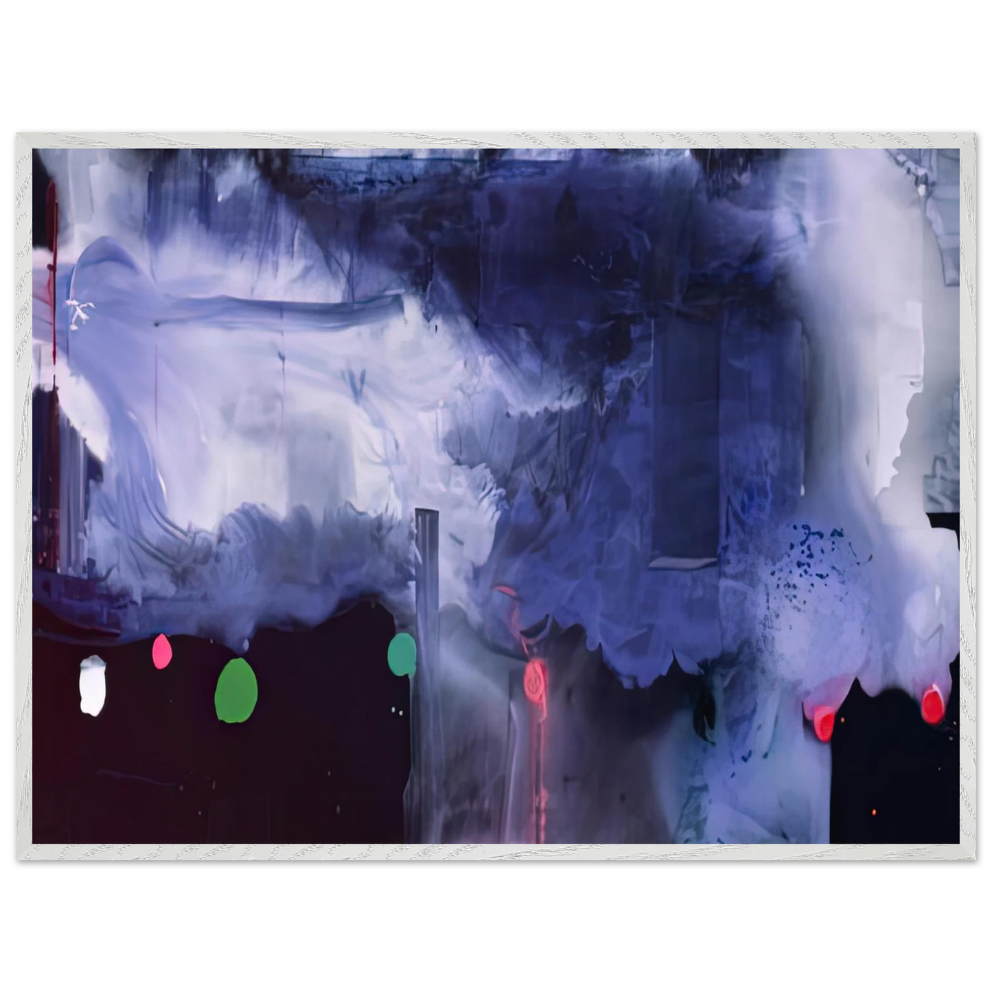 Helen Frankenthaler - Star Gazing, 1989- Wall Art - 30x40 cm / 12x16 inches - Premium Wooden Framed Poster With Fine Art Paper-canvas - Black frame