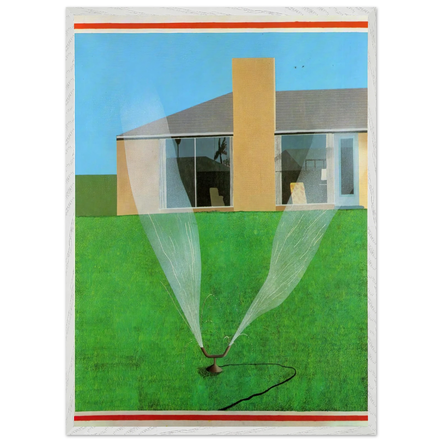 David Hockney - David Hockney Wall art - 45x45 cm / 18x18 inches - Fine Art Poster-canvas - -