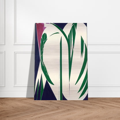 Rising Green - Lee Krasner Brushed Aluminum Print - 70x100 cm / 28x40 inches | Lee Krasner Aluminum Print | Lee Krasner Prints