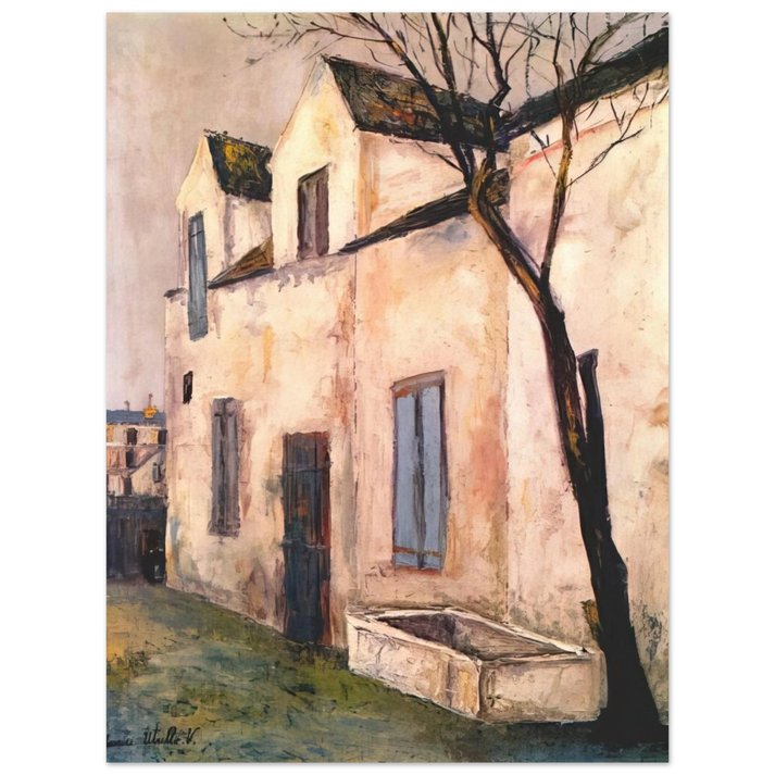 Maurice Utrillo - THE DEBRAY FARM  75x100 cm / 30x40inches Fine Art Poster