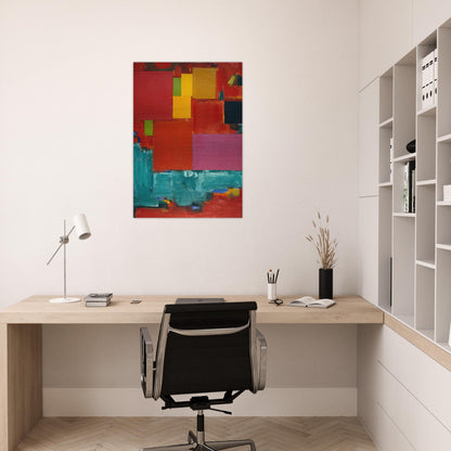 Pompeii - Hans Hofmann Brushed Aluminum Print - 70x100 cm / 28x40 inches | Hans Hofmann Aluminum Print | Hans Hofmann Prints