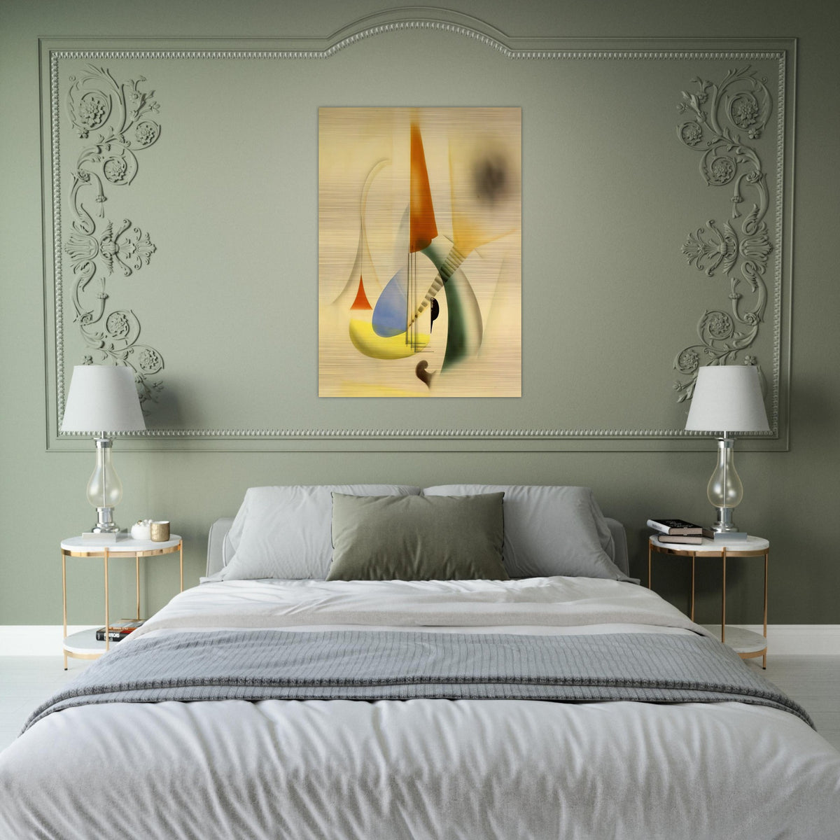 JAZZ - Man Ray Brushed Aluminum Print - 70x100 cm / 28x40 inches | Man Ray Aluminum Print | Man Ray Prints
