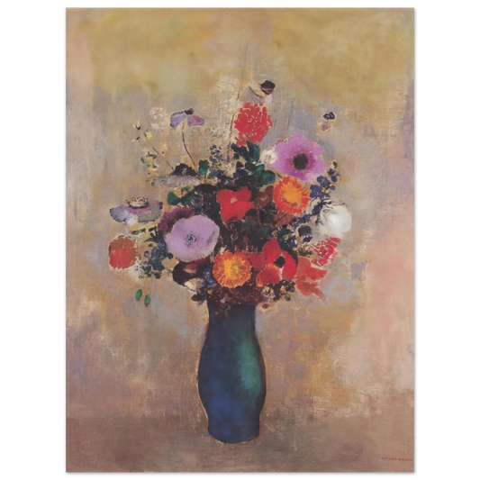 Odilon Redon - WILDFLOWERS  75x100 cm / 30x40inches Fine Art Poster