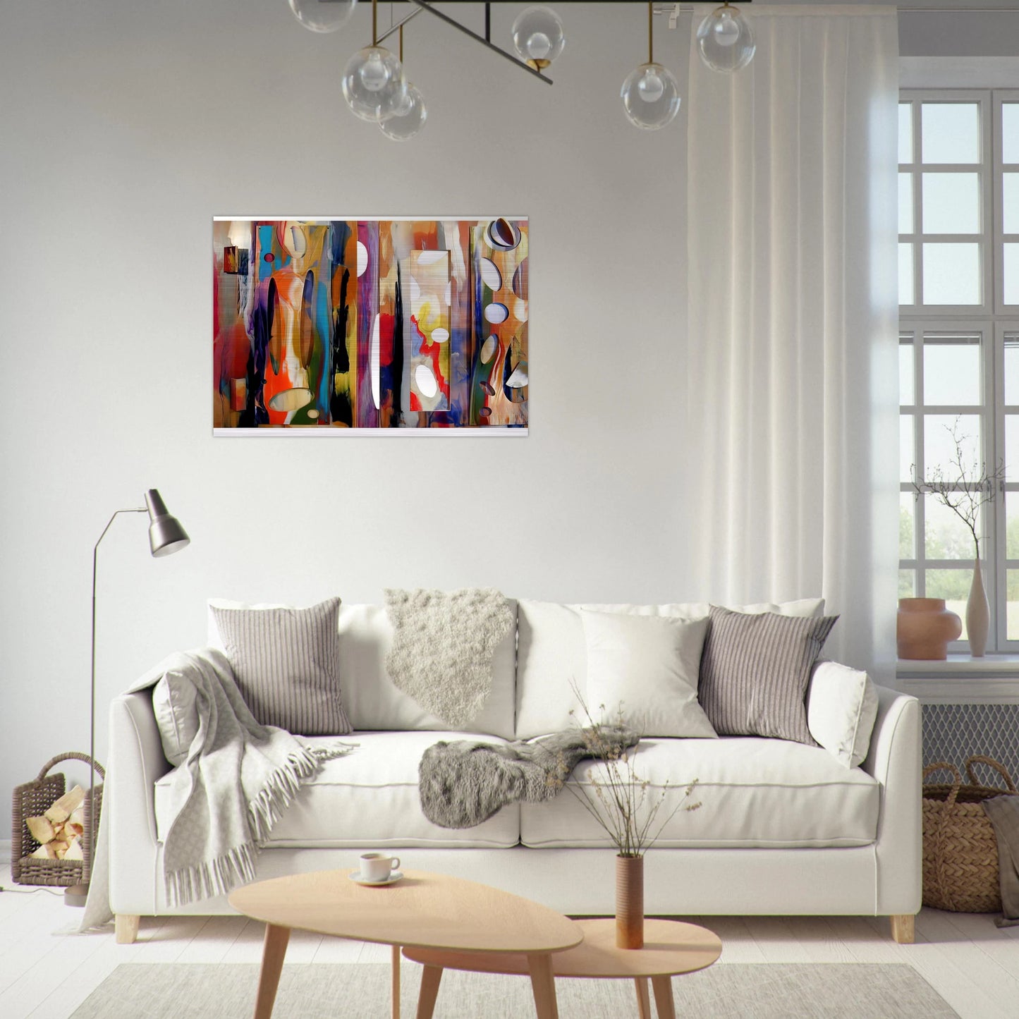 Tapestry - Sam Gilliam Brushed Aluminum Print - 70x100 cm / 28x40 inches | Sam Gilliam Aluminum Print | Sam Gilliam Prints