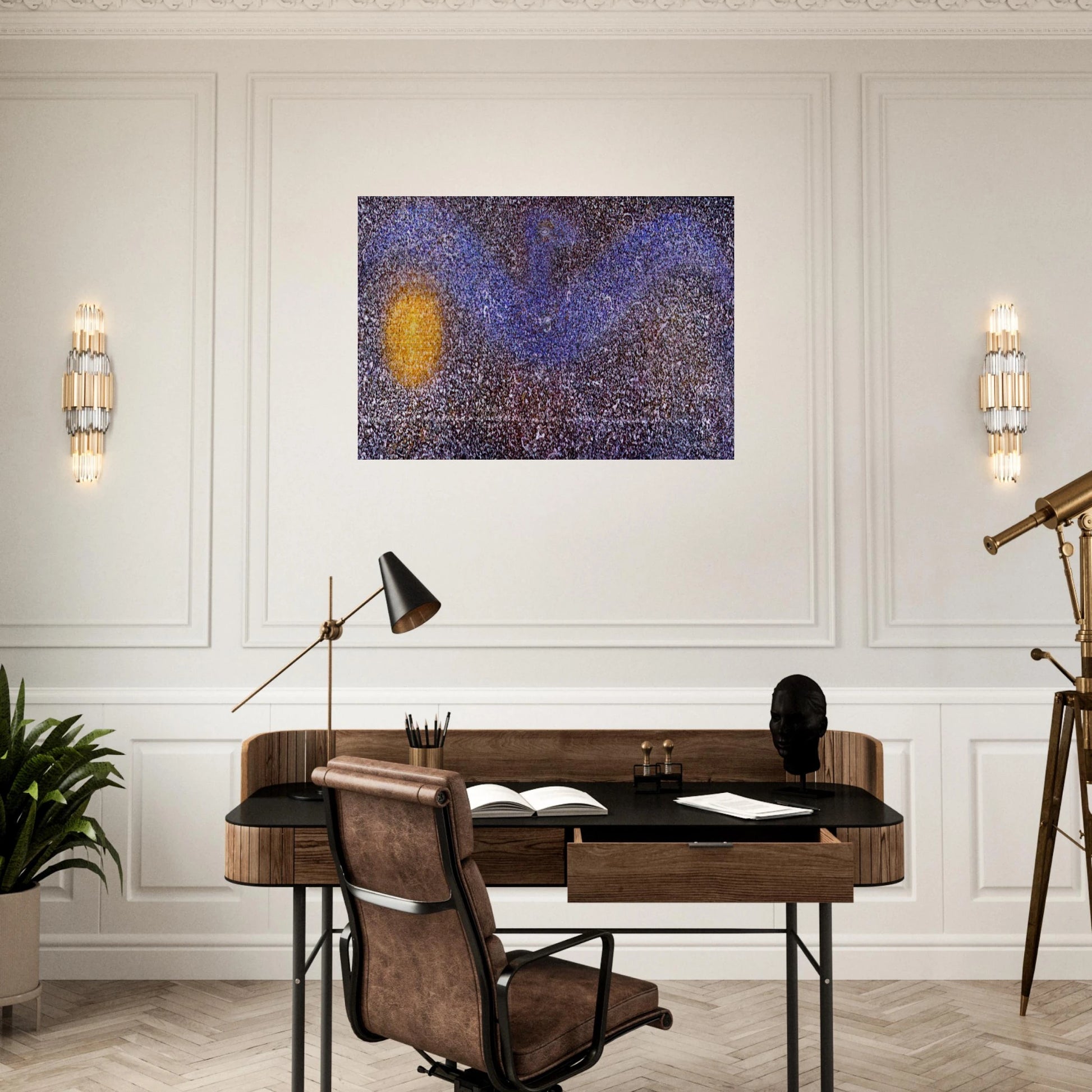 Phoenix Presence - Richard Pousette-Dart Brushed Aluminum Print - 70x100 cm / 28x40 inches | Richard Pousette-Dart Aluminum Print | Richard Pousette-Dart Prints