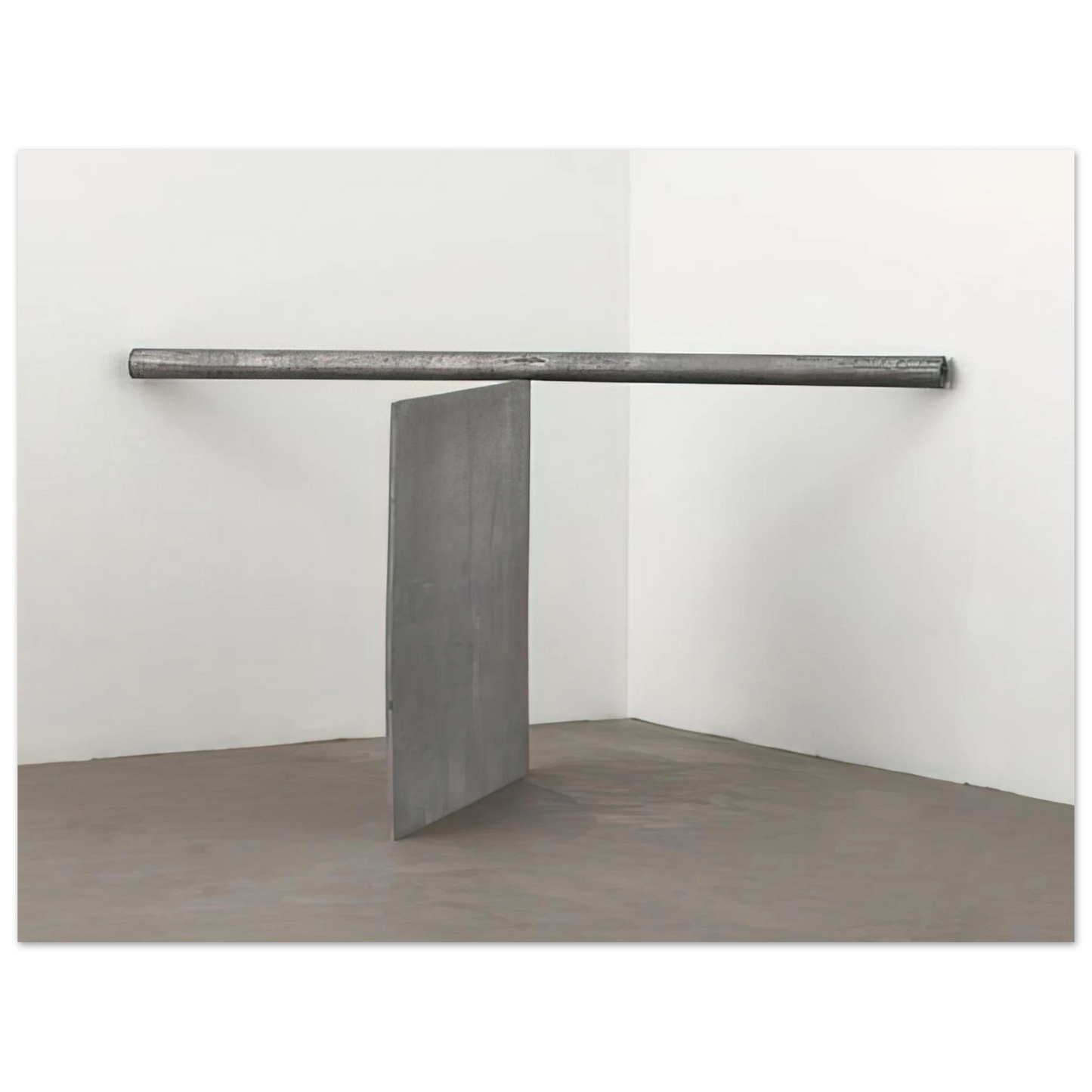 Richard Serra - EQUAL CORNER PROP PIECE 1970  75x100 cm / 30x40inches Fine Art Poster